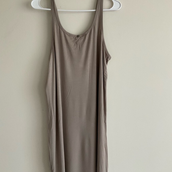 NWT Trina Turk Althea Tank Dress Gray Fringe Tassel Boho Western Cowgirl Macrame - Picture 11 of 12